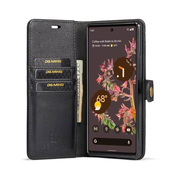 Wallet DG-Ming 2i1 til Google Pixel 6 - Sort