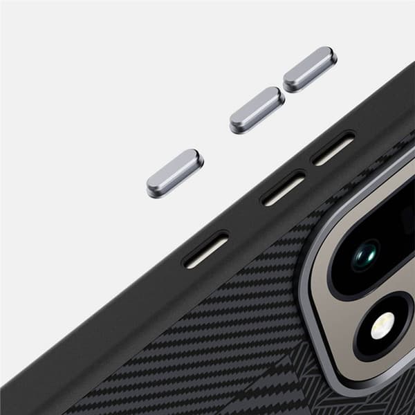 ABEEL 6D Micro Relif MagSafe cover til OnePlus 15 - Black teal