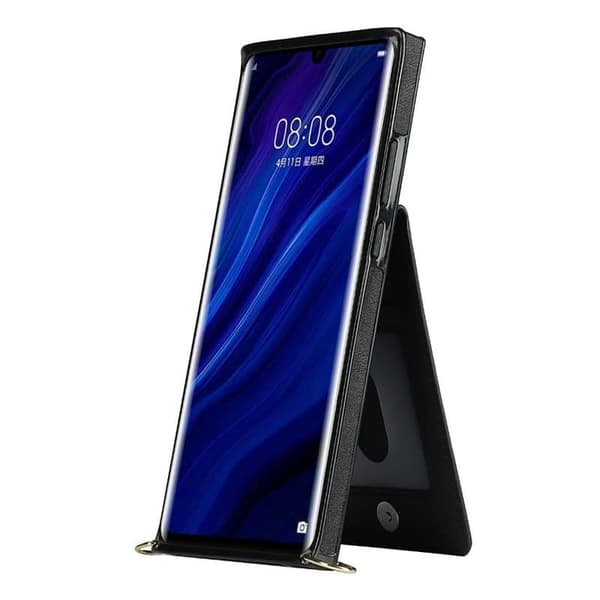 Zipper halskæde etui til Huawei Mate 20 Pro - Sort
