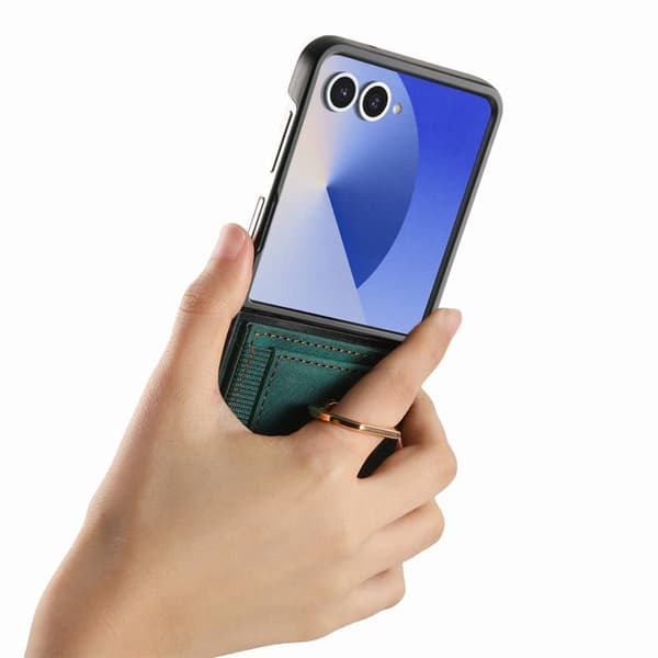 Elastic Ring Case til Samsung Galaxy Z Flip 7 - Pine Green