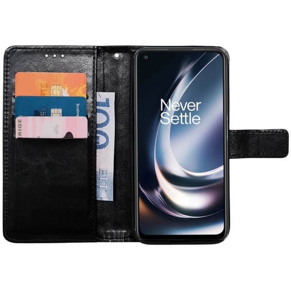 Lommebokdeksel 3-kort til OnePlus Nord CE 2 Lite 5G - Sort