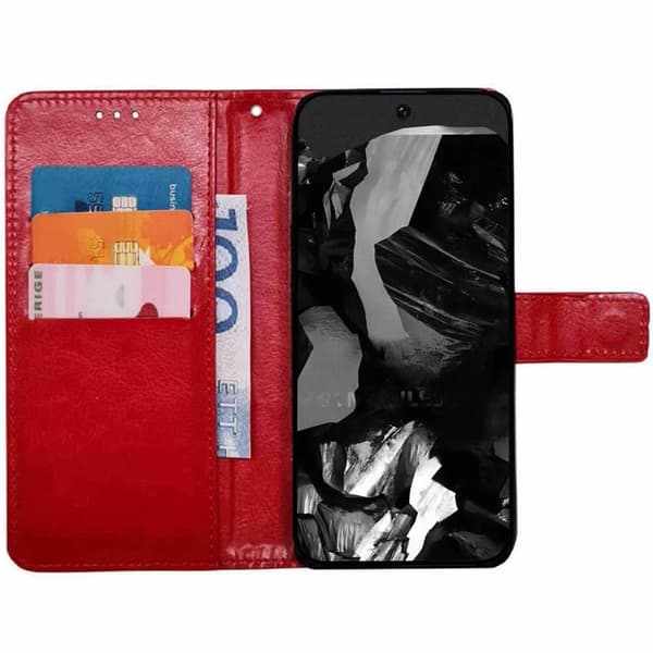 Wallet cover 3-kort til Google Pixel 9 - RÃ¸d