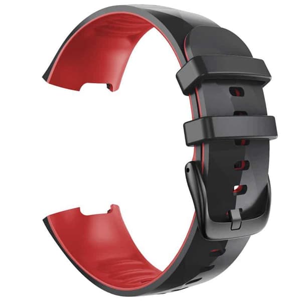 Twin Sport urrem til Fitbit Charge 3- Sort/rød