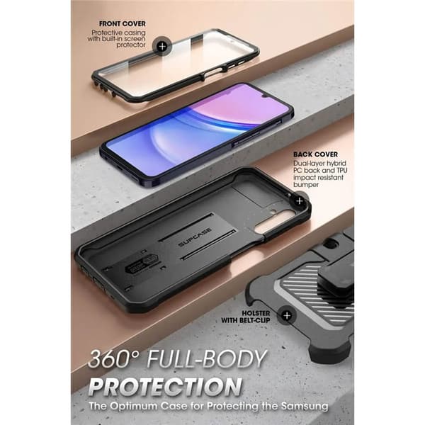SUPCASE UB Pro cover til Samsung Galaxy A16 5G - Sort