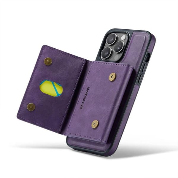 DG-Ming Magking K2 2i1 deksel til Apple iPhone 15 Pro - Lilla