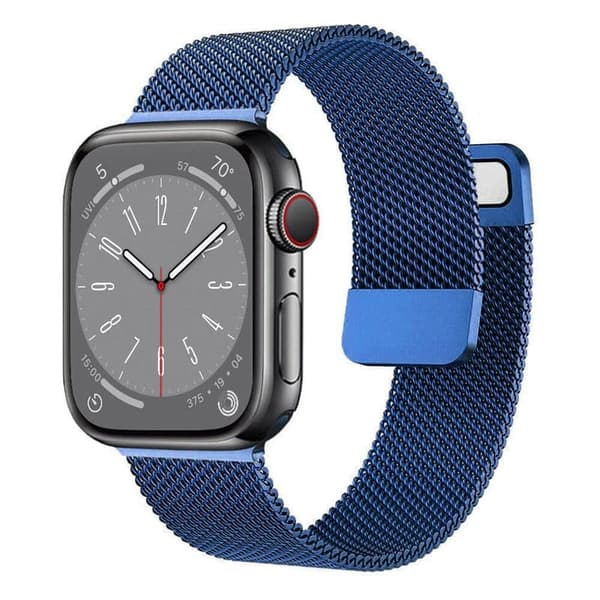 Split milanese urrem til Apple Watch 8 (45mm) - BlÃ¥