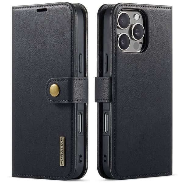 Wallet DG-Ming 2i1 til Apple iPhone 16 Pro Max - Sort