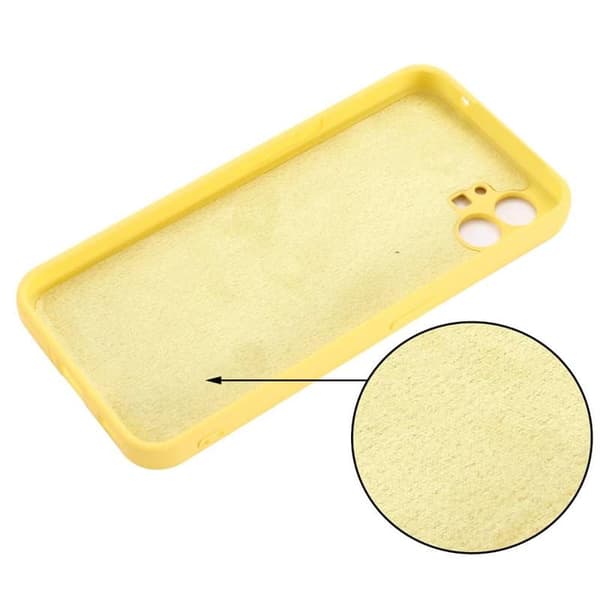 Liquid silikone cover til Nothing Phone (1) - Gul