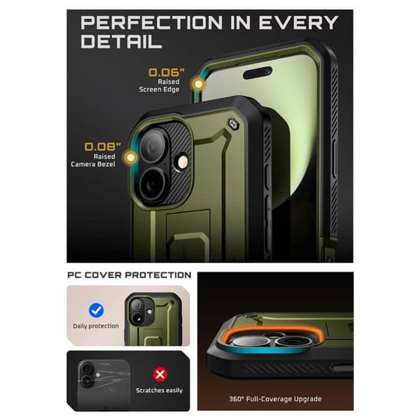 SUPCASE UB Pro cover til Apple iPhone 17 - Guldan