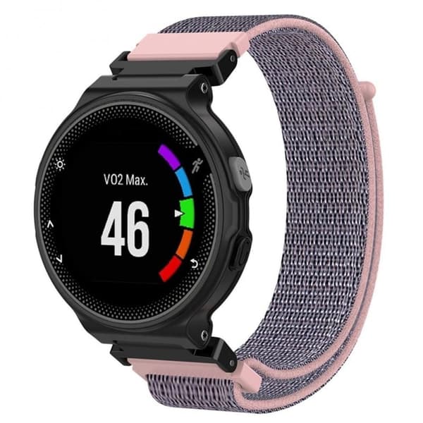 Nylon urrem til Garmin Forerunner 735XT - Pink Sand