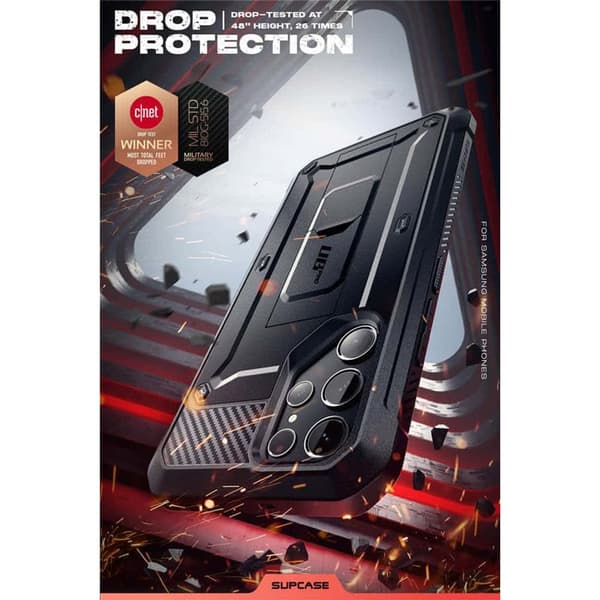 SUPCASE UB Pro cover til Samsung Galaxy S24 Ultra - Sort