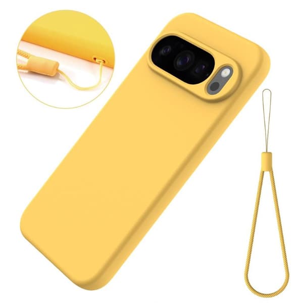 Liquid silikone cover til Google Pixel 11 Pro - Gul