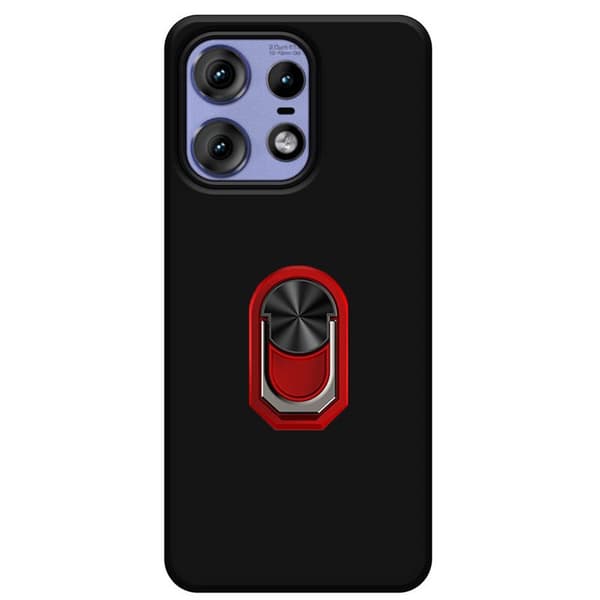 TPU ringdeksel til Motorola Edge 50 Pro - Rød