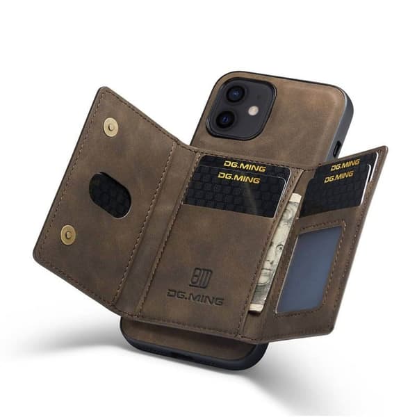 DG-Ming M2 skal till Apple iPhone 12 - Coffee