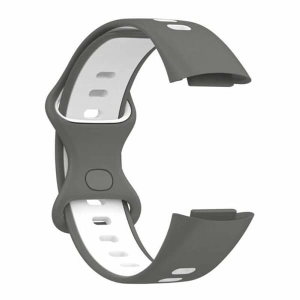 Twin Sport Armband til Fitbit Charge 5 - GrÃ¥/hvit