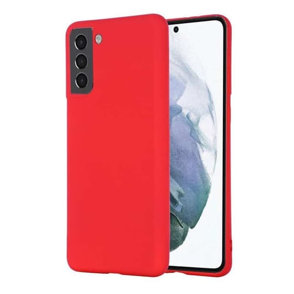 Liquid silikone cover til Samsung Galaxy S22 - RÃ¸d