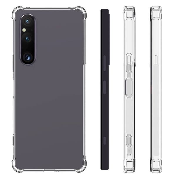 StÃ¸tsikkert silikon deksel til Sony Xperia 1 V