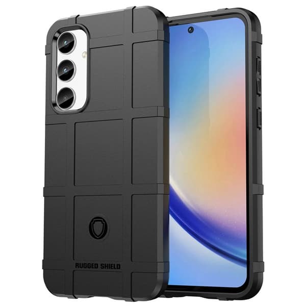 Rugged Shield cover til Samsung Galaxy A25 5G - Sort