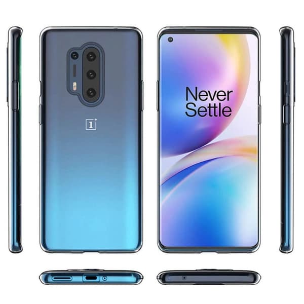 Silikonikotelo läpinäkyvä Oneplus 8 Pro