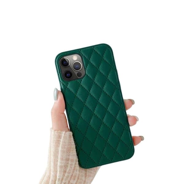 Rhombus deksel til Apple iPhone 12 Pro - Grønn