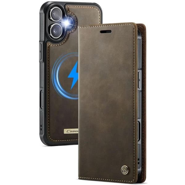 CaseMe mobildeksel C49 2i1 til Apple iPhone 16 Plus â Coffee