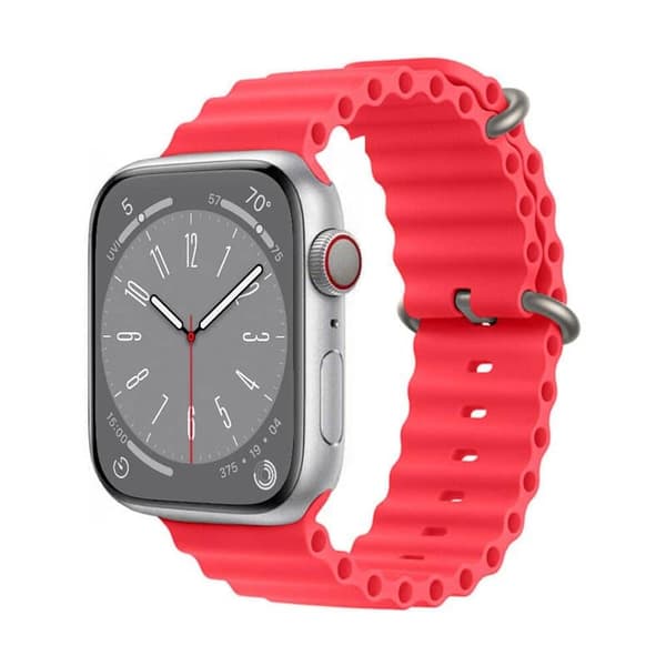 RIB kellon ranneke Apple Watch 9 (41mm) - Punainen
