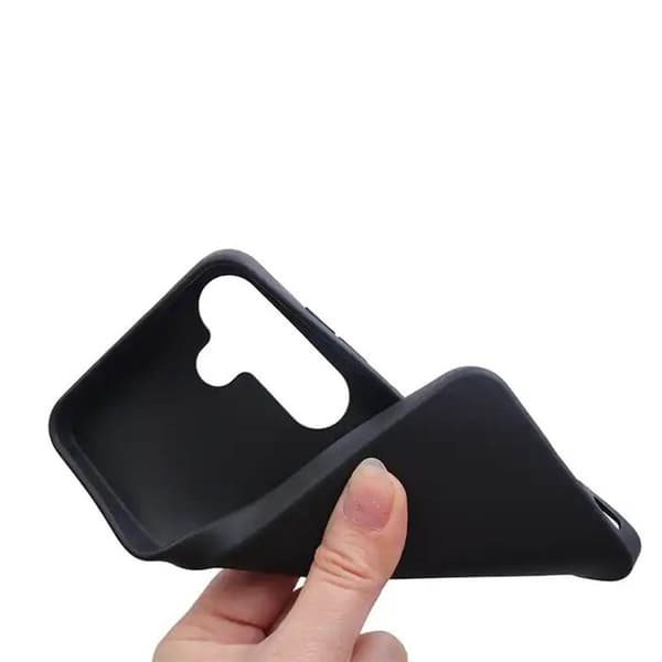 Silikondeksel til Samsung Galaxy S24 Plus - Svart
