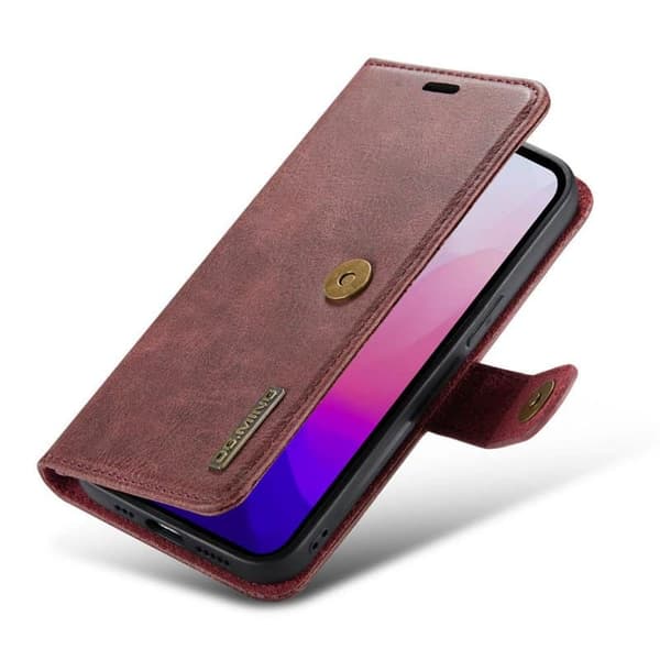 Wallet DG-Ming 2i1 til Apple iPhone 14 - Rød