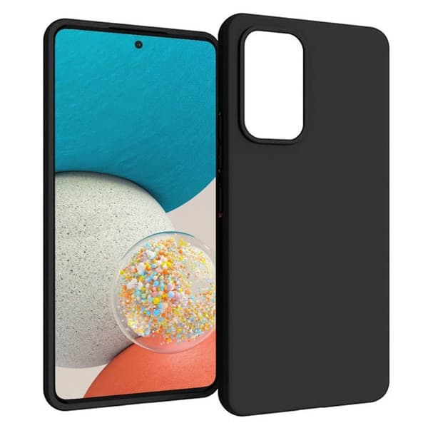 Silikone cover til Samsung Galaxy A53 5G - Sort