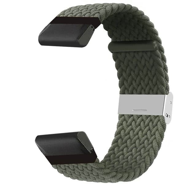 Flettet Urrem til Garmin Forerunner 970 - Army