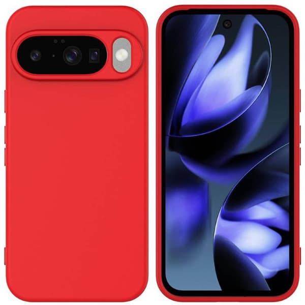 Liquid silikone cover til Google Pixel 10 - Rød