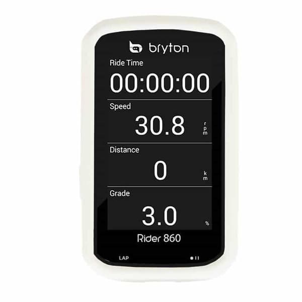 Silikon deksel til Bryton Rider 860 E - Hvit
