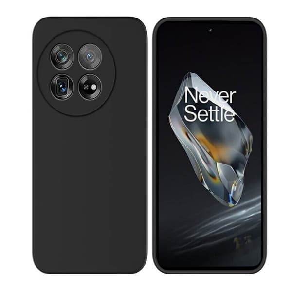 Liquid silikone cover til OnePlus 13R - Sort