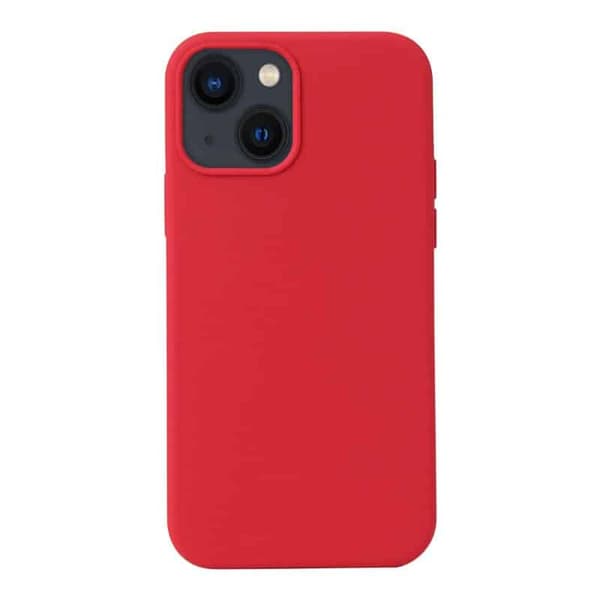 Liquid silikone cover til Apple iPhone 14 Plus - China Red