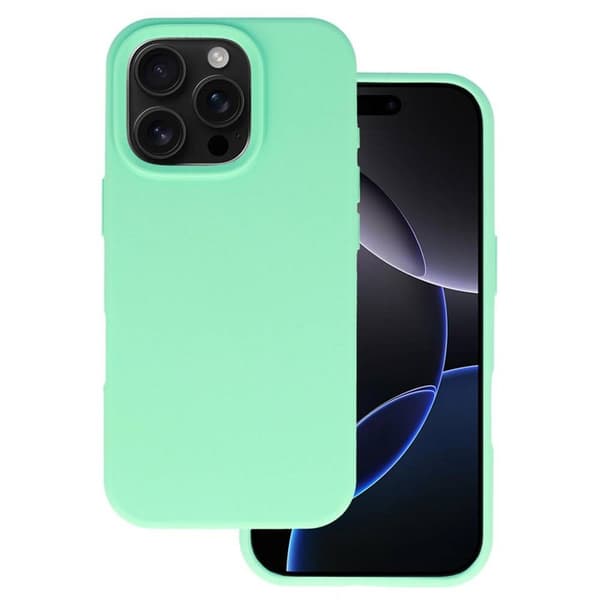 Silicone Lite Case til Apple iPhone 16 Pro Max - Mint green