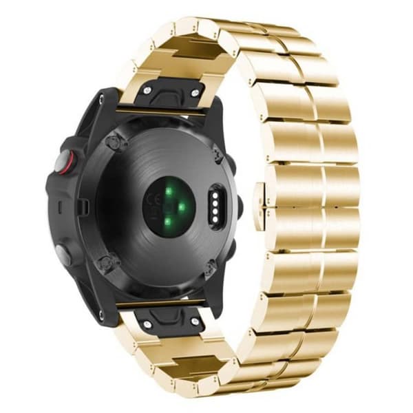 DoubleRow RSF stål til Garmin Fenix 5X / 5X Plus - gull