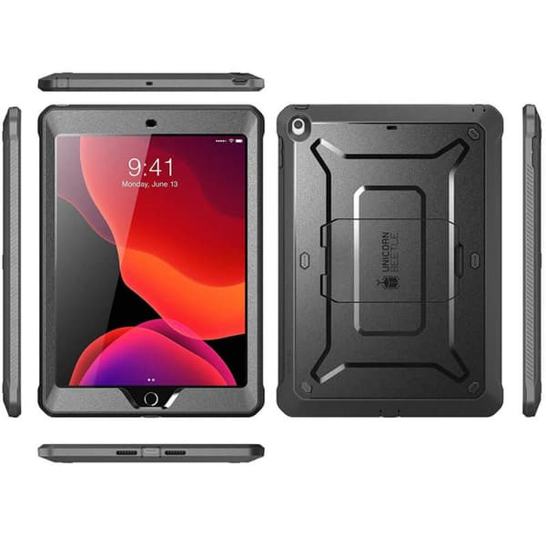 SUPCASE UB Pro tablettikotelo Apple iPad 10.2 (2019) - Musta