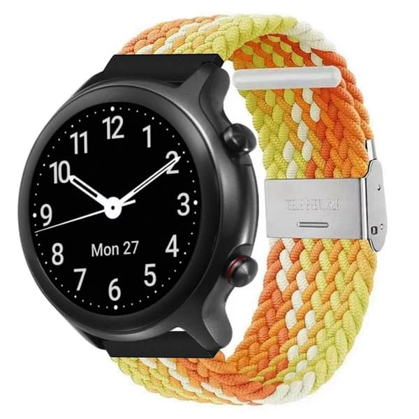 Flettet elastisk klokkereim til Doro Watch - gradientorange
