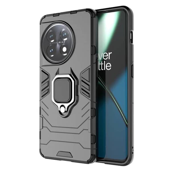Hybrid Ring Case til OnePlus 11 - Svart
