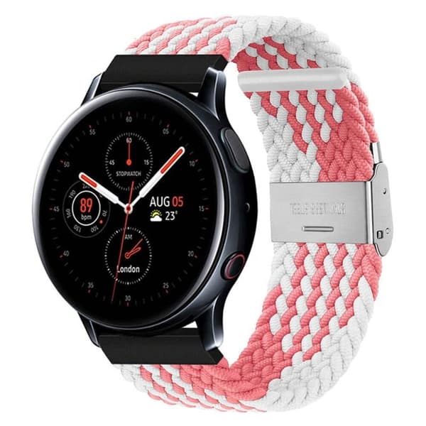 Flettet Elastisk urrem til Samsung Galaxy Watch Active 2 (44mm)