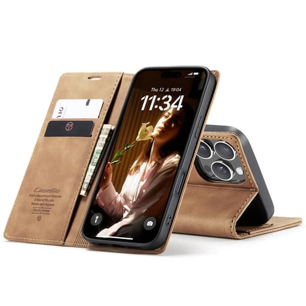 CaseMe mobildeksel 013 til Apple iPhone 16 Pro Max - Brun