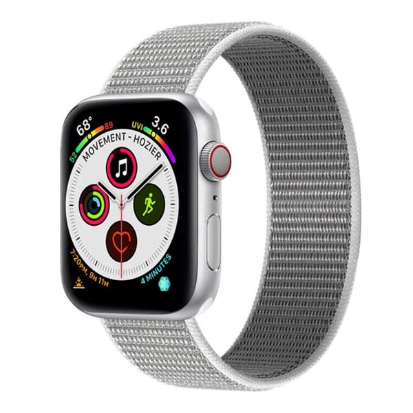 Nailon kellon ranneke Apple Watch 5 (44mm) - Seashell