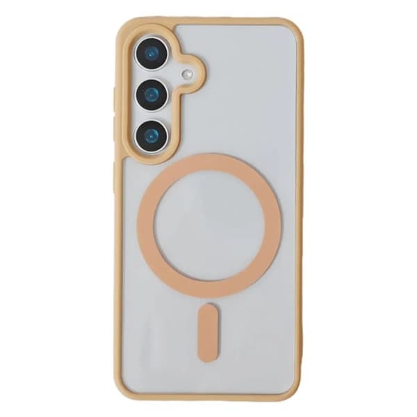Acrylic MagSafe deksel til Samsung Galaxy S25 - Desert Titanium