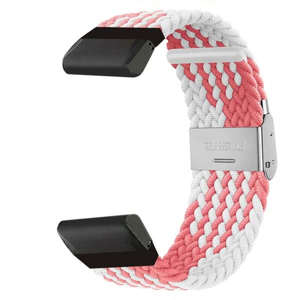 FlÃ¤tat klockarmband till Garmin Fenix E - Pinkwhite