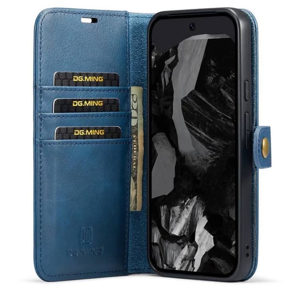 Wallet DG-Ming 2i1 til Google Pixel 9 Pro - BlÃ¥