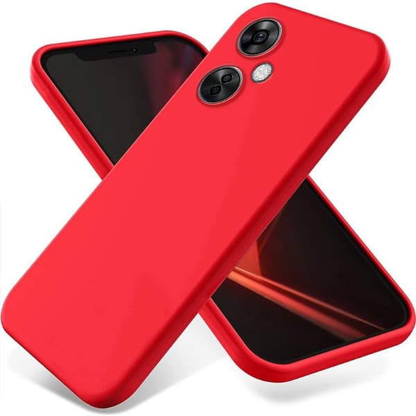 Liquid silikondeksel til OnePlus Nord CE 3 Lite - Rød