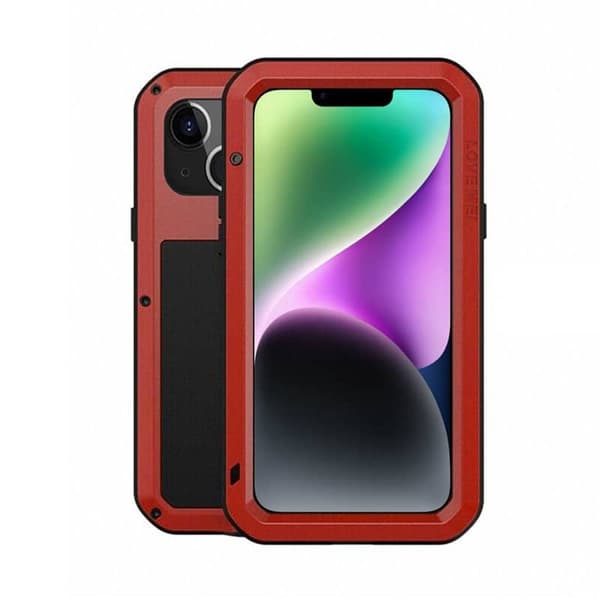 LOVE MEI Powerful Apple iPhone 14 - Punainen