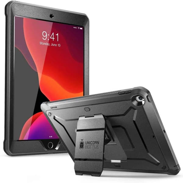 SUPCASE UB Pro tablettikotelo Apple iPad 10.2 (2021) - Musta