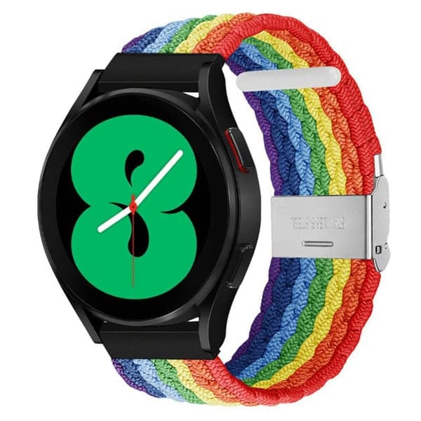 Flettet Elastisk urrem til Samsung Galaxy Watch 4 (40mm) - Pride