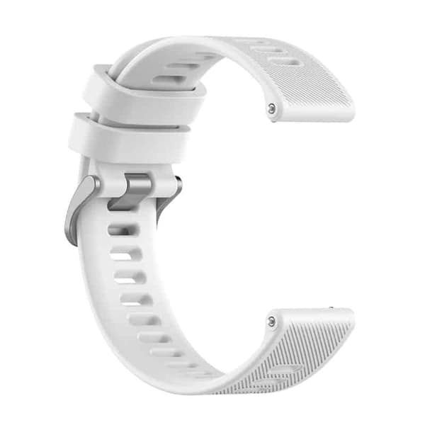 RIB klockarmband till Garmin Forerunner 55 - Vit